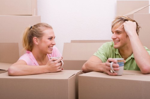 Man with van service helping with a local move in Queens Park