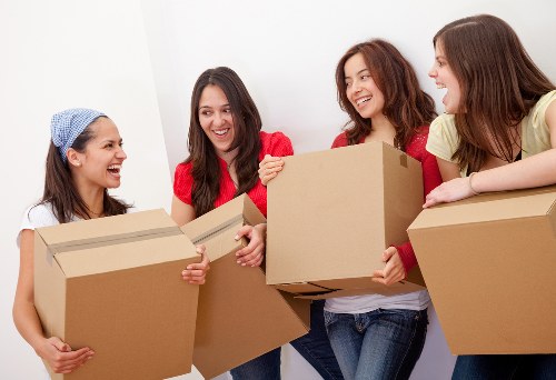 Local house moving team handling apartment access in Queens Park