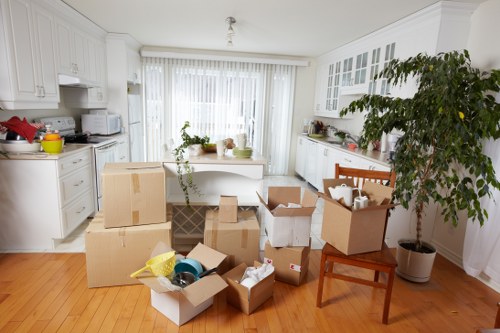 Careful packing and furniture handling for a local move