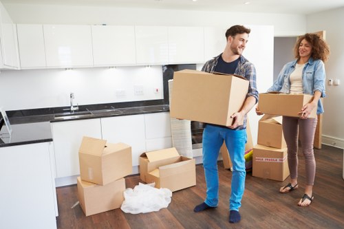 Local moving vehicle serving Queens Park and nearby areas
