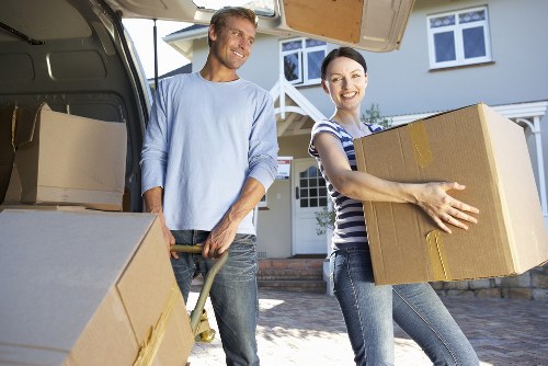 Manual handling and load safety during a van move